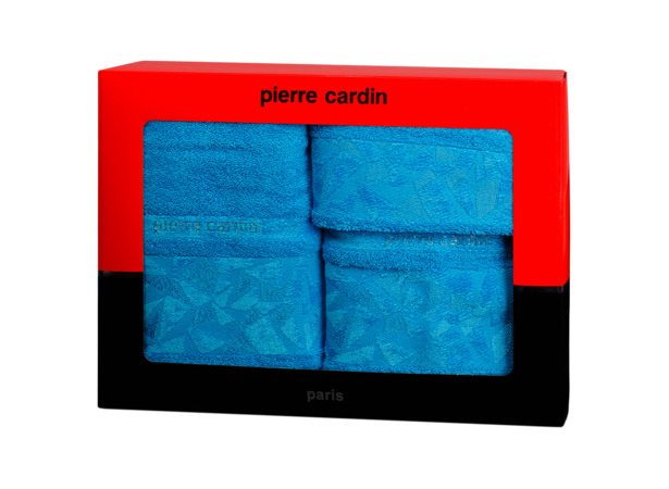 Комплект полотенец Pierre Cardin 070 (бирюзовый) 30х50 см 50х100 см 70х140 см 3 шт