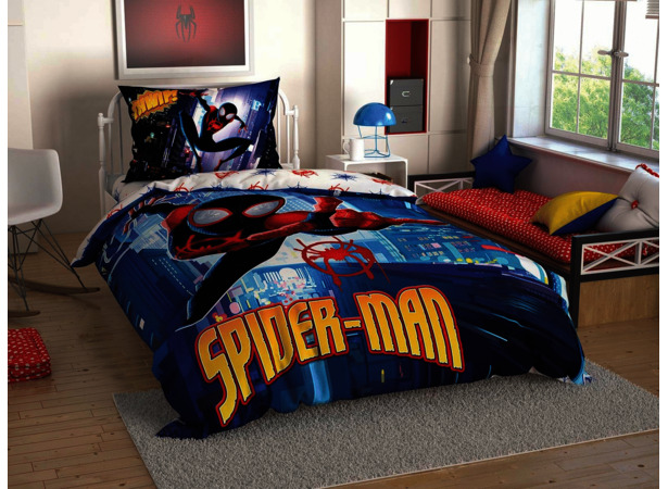 Комплект постельного белья Tac Spiderman into the Spider verse ранфорс 15 сп
