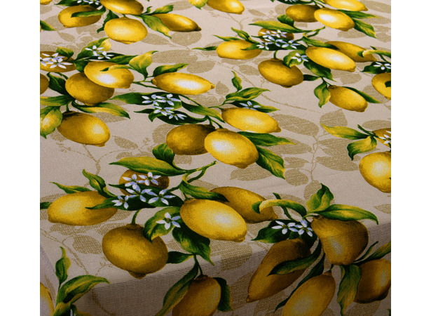 Скатерть Текс-Дизайн Лимоны 145х150 см