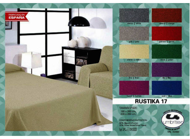 Покрывало-плед Umbritex Rustica 17 cream 180х260 см