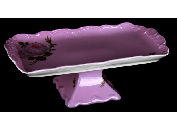 Рулетница Алвин розовый 6076 26 см на ножке
