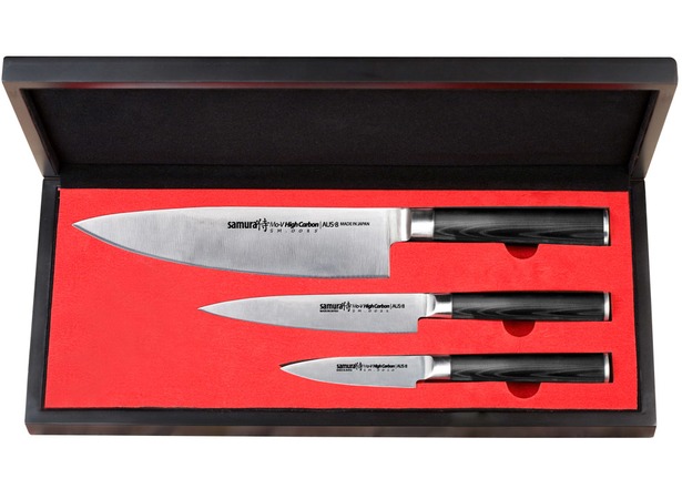 Набор из 3-х ножей G-10 в подарочной коробке