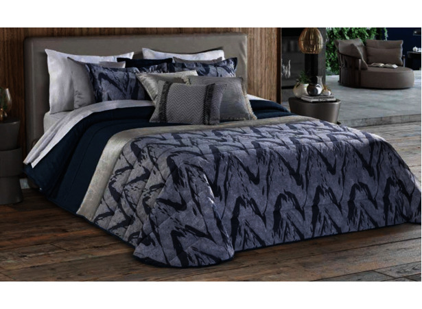 Покрывало Leiper Hugo azul 250x270 см + 2 подушки 40х60 см