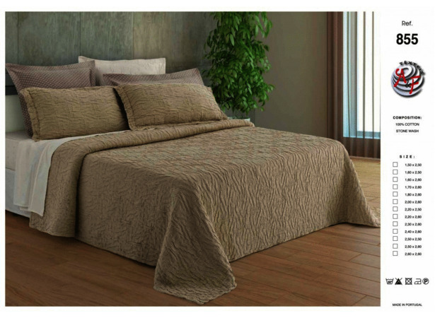 Покрывало AF Texteis Texture brown 240х260 см