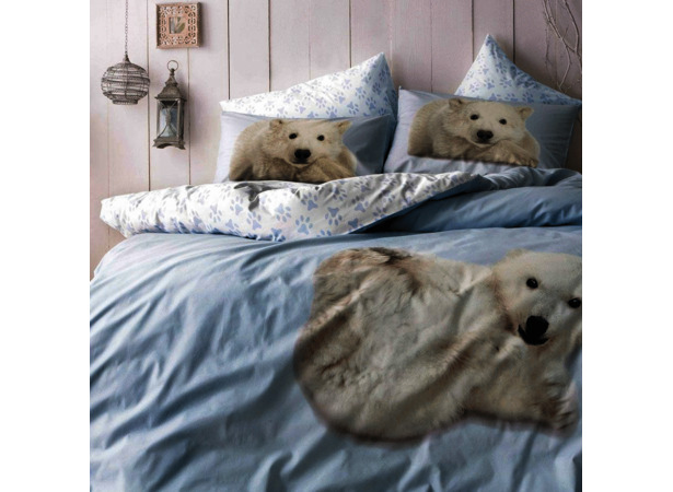 Комплект постельного белья Tac Bear ранфорс двуспальный евро