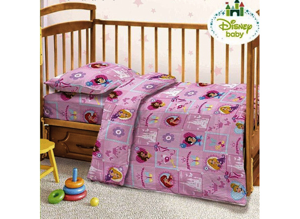Комплект детского постельного белья Этель Принцессы поплин детский