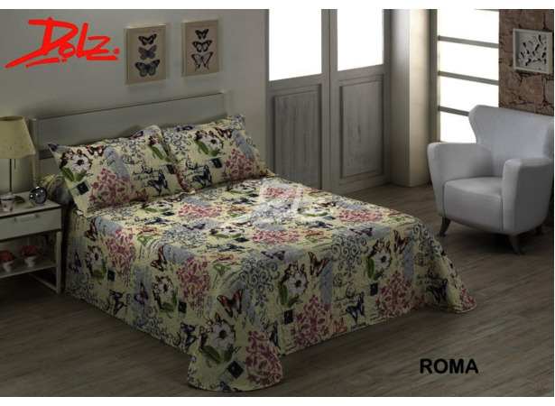 Покрывало стеганое Dolz Roma 180х270 см + 1 наволочка 50х70 см