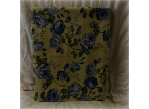 Простыня-покрывало Kamilla Синие розы 140х200 см