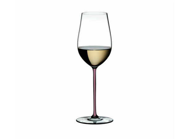 Фужер Fatto a Mano Riesling/Zinfandel 395 мл (с розовой ножкой)