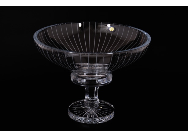 Ваза для фруктов Gold Crystal Полосы 355 см