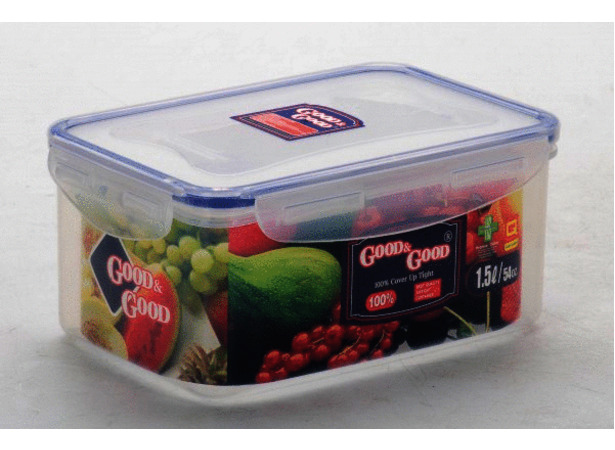 Пластиковый контейнер для продуктов с зажимом 03-2 - 15 л