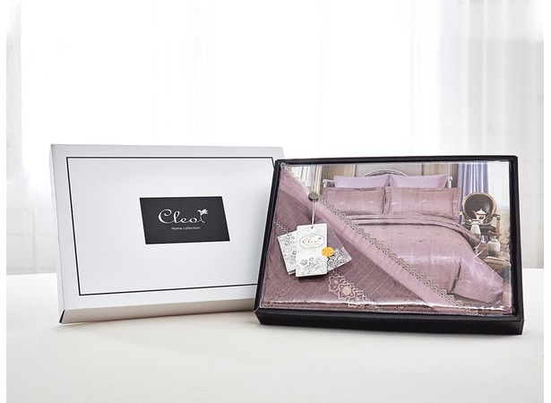 Комплект постельного белья Cleo Royal Jacquard Лави жаккард двуспальный евро