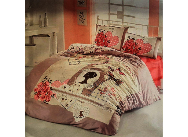 Комплект постельного белья Irina Home Sura ранфорс двуспальный евро