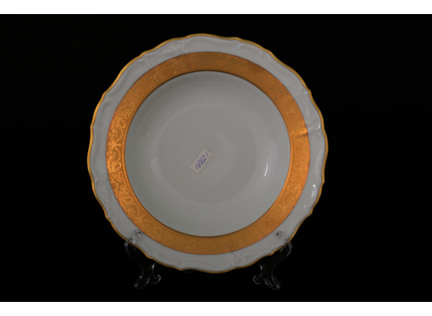 Набор глубоких тарелок Мария Луиза Матовая полоса 23 см 6 шт