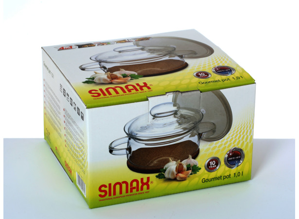 Кастрюля с крышкой Simax 1 л