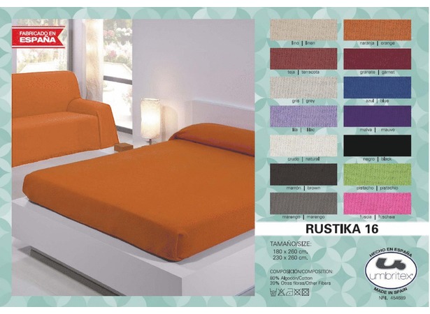 Покрывало-плед Umbritex Rustica 16 orange 180х260 см