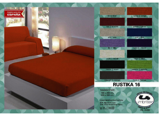 Покрывало-плед Umbritex Rustica 16 orange 230х260 см