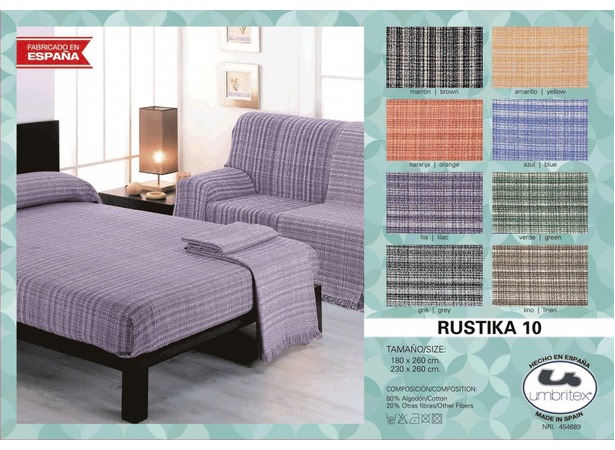 Покрывало-плед Umbritex Rustica 10 mauve 180х260 см