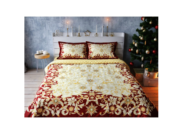 Комплект постельного белья Этель Королевская звезда мако-сатин двуспальный евро