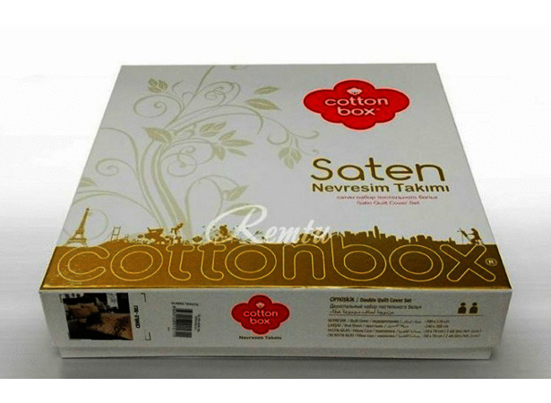Комплект постельного белья Cottonbox Jerome сатин двуспальный евро