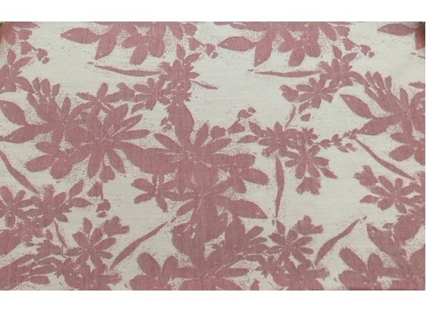 Комплект постельного белья Marize Пепельно-розовые цветы жаккард двуспальный евро (нав 70х70 см)