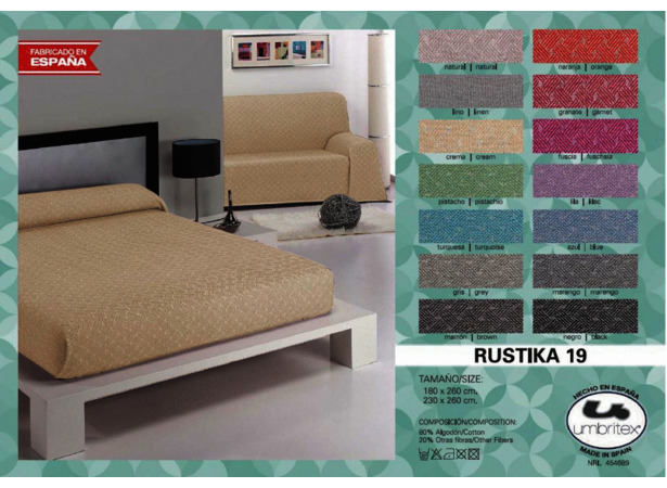 Покрывало-плед Umbritex Rustica 19 cream 230х260 см