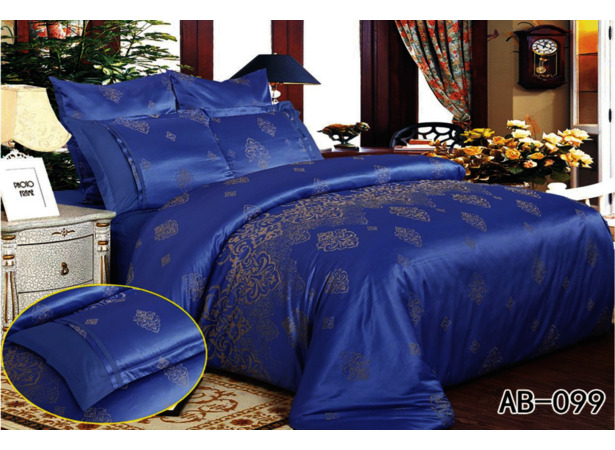 Комплект постельного белья Arlet AB-099 жаккардовый шелк двуспальный евро