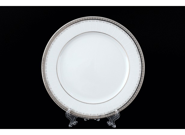Набор тарелок Опал Платиновая лента 21 см 6 шт