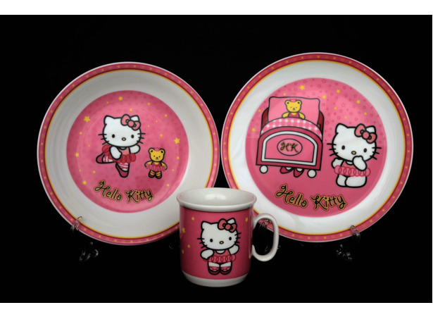 Детский набор Розовая Китти 3 предмета (подарочная упаковка)