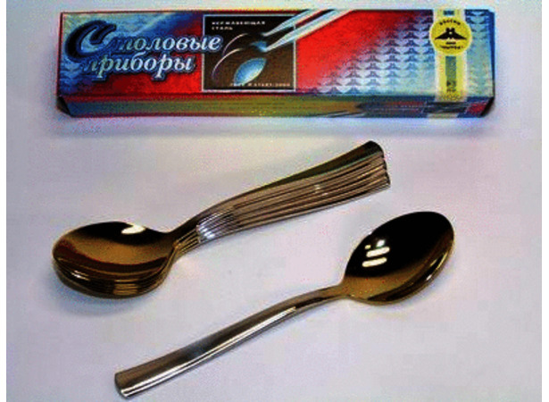 Набор ложек чайных М18 НТП Торжество в картонной коробке