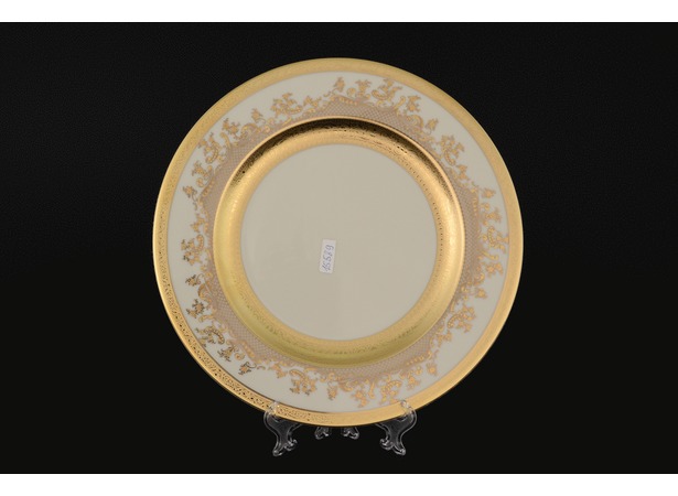 Набор тарелок Constanza Cream 9320 Gold 27 см 6 шт
