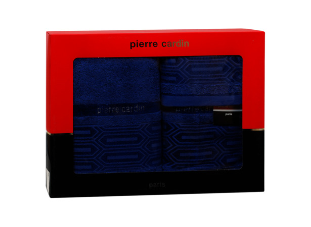 Комплект полотенец Pierre Cardin 050 (синий) 30х50 см 50х100 см 70х140 см 3 шт