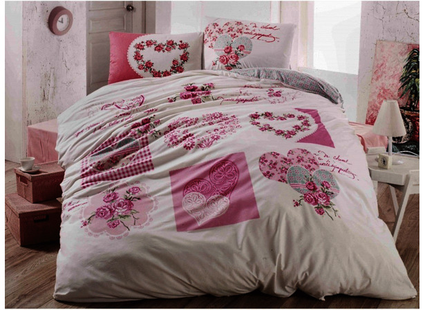 Комплект постельного белья Irina Home Lovely ранфорс двуспальный евро