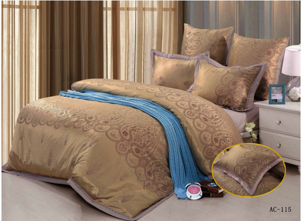 Комплект постельного белья Arlet AC-115 жаккардовый шелк двуспальный