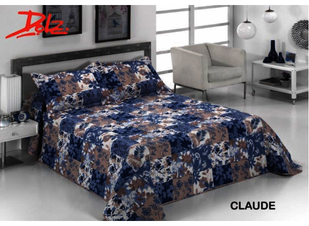 Покрывало стеганое Dolz Claude 180х270 см + 1 наволочка 50х70 см