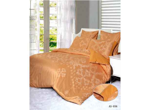 Комплект постельного белья Arlet AS-036 жаккардовый шелк двуспальный евро