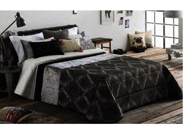 Покрывало стеганое Antilo Opera gris 235х270 см + 2 наволочки 40х60 см