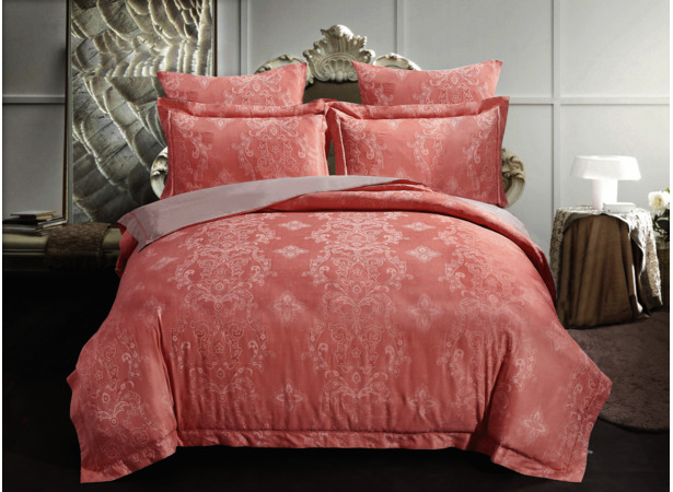 Комплект постельного белья Cleo Soft Cotton (розовый) двуспальный