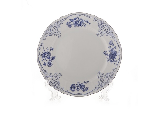 Набор тарелок Бернадотт Синие розы 24074 21 см 6 шт
