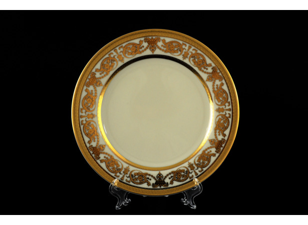 Набор тарелок Constanza Cream Imperial Gold 20 см 6 шт