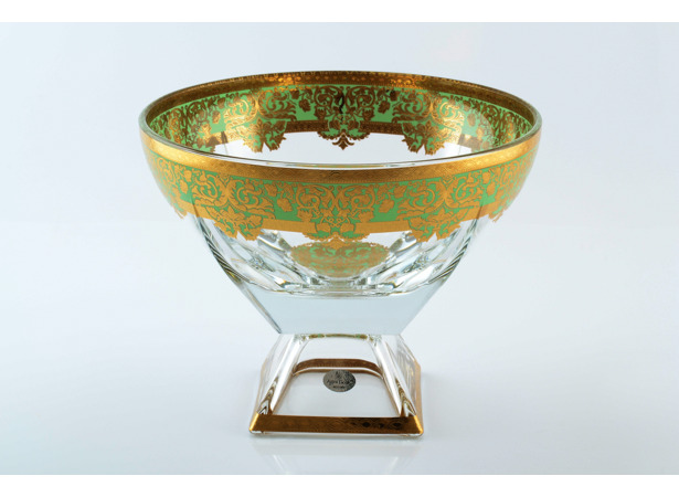 Ваза для конфет Natalia Golden Turquoise Decor 245 см