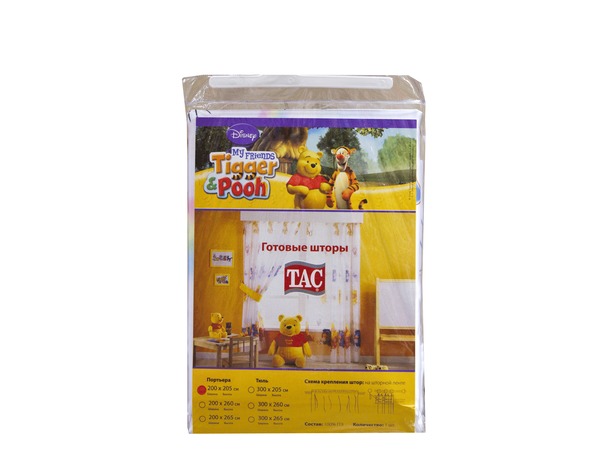 Тюль Tac Немо (голубой) 150х205 см