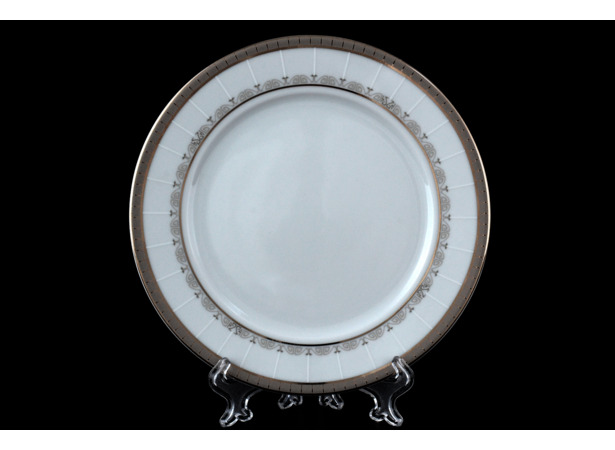 Набор тарелок Опал Платиновая лента 17 см 6 шт