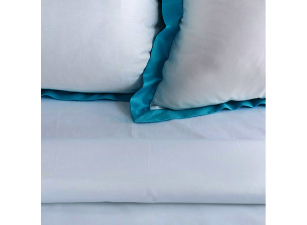 Комплект постельного белья Этель Elite голубой сатин двуспальный евро