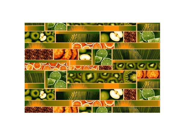 Набор для кухни Текс-Дизайн Тропический остров №1 (скатерть 120х145 см + 2 полотенца 47х70 см)