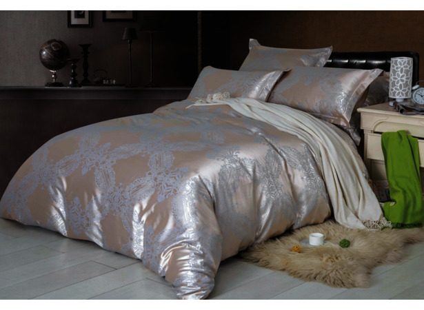 Комплект постельного белья Сайлид F-137 сатин-жаккард двуспальный евро