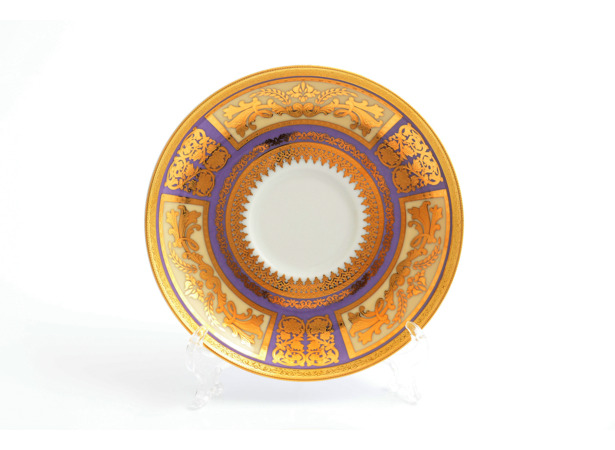 Набор блюдец Diadem Violet Cream Gold 6 шт