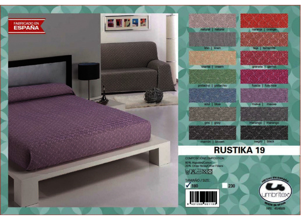 Покрывало-плед Umbritex Rustica 19 lilac 180х260 см