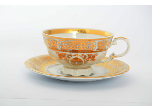 Набор чайных пар Золотой орнамент 3250 на 6 персон