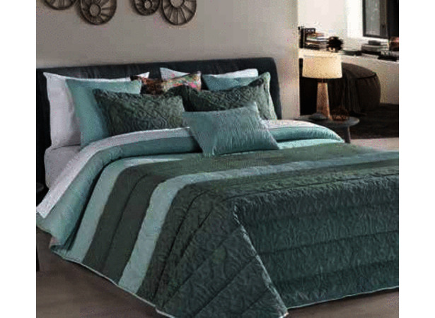 Покрывало Leiper Mara verde 250x270 см + 2 подушки 40х60 см